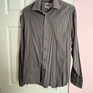 Express Dark Gray Dress Shirt